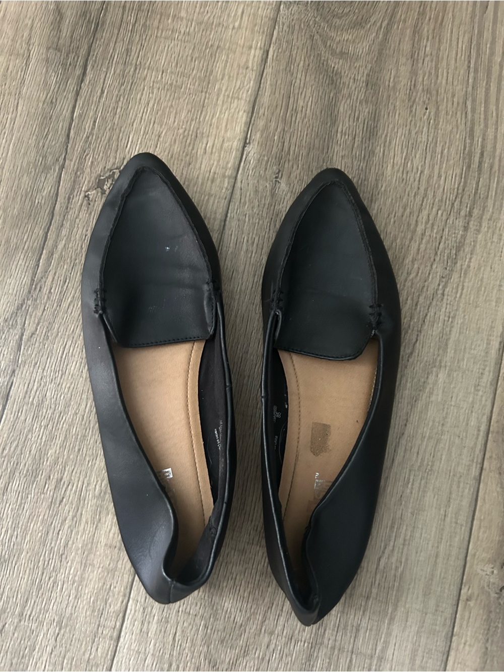 Brash (Payless shoe source) Classic Black Pointed Toe Women's Flats